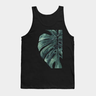 Monstera Half Leaf 3 Tank Top